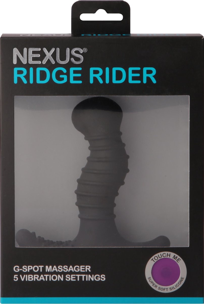 Nexus - Ridge Rider Plus Vibrator - - Zwart