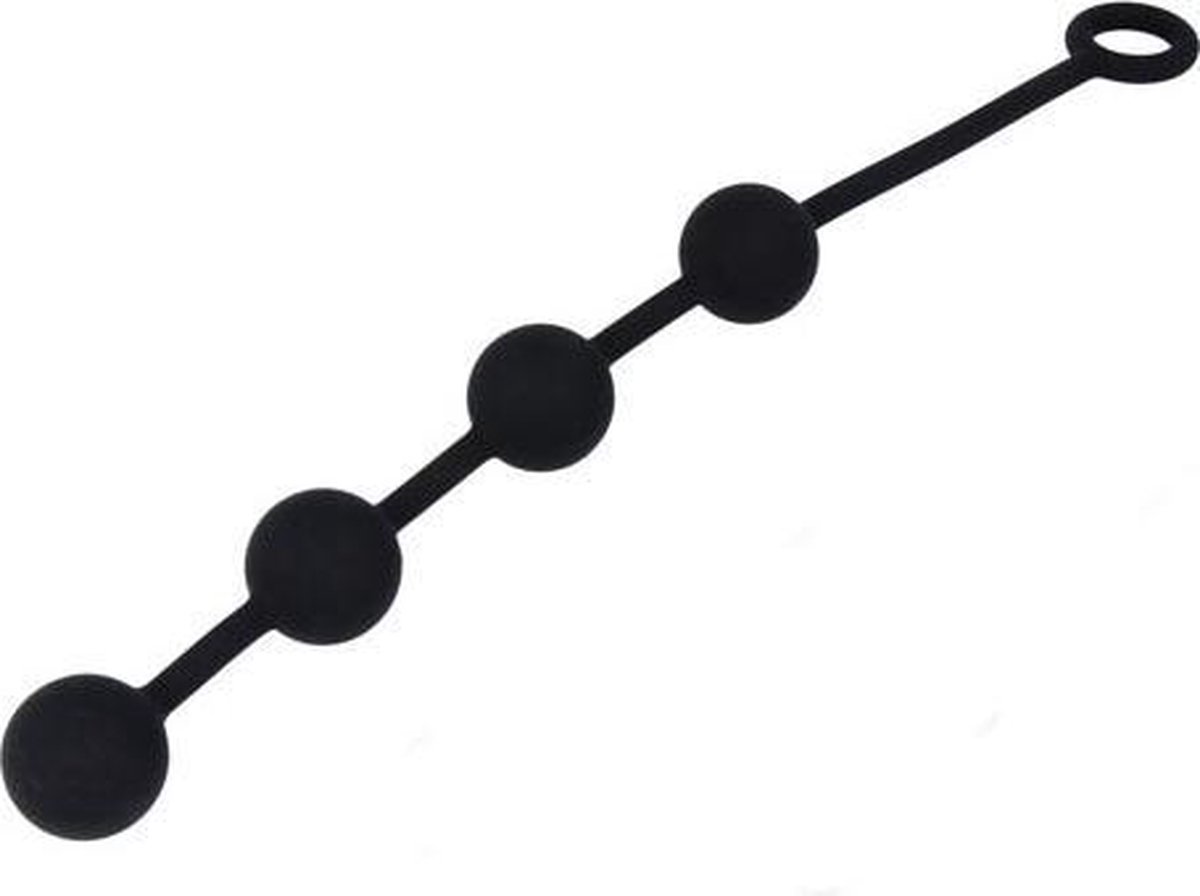 Nexus - Excite Siliconen Anaal Kralen - Large - Zwart