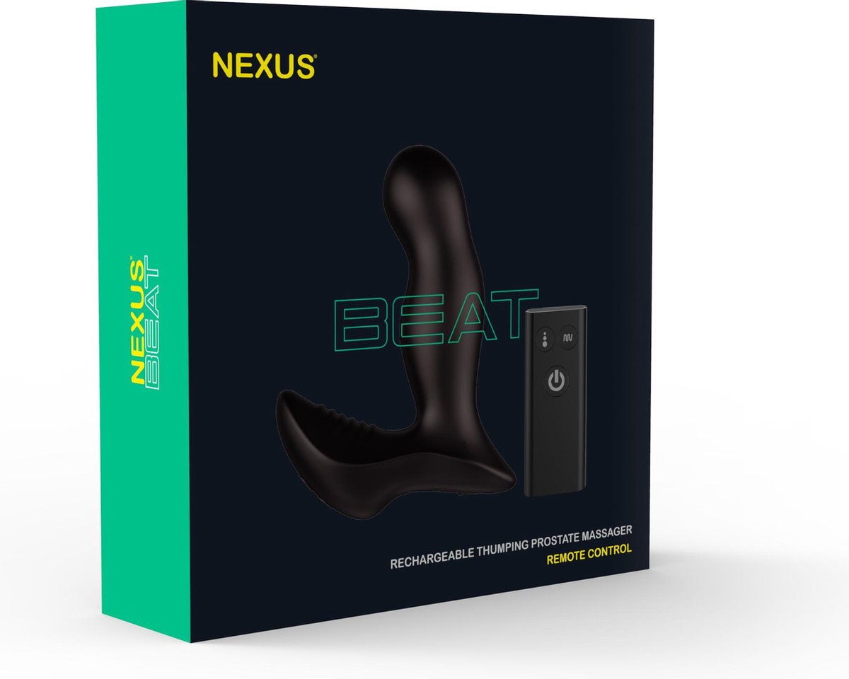 Nexus - Beat Prostaat Stimulator Met Afstandsbediening - - Zwart