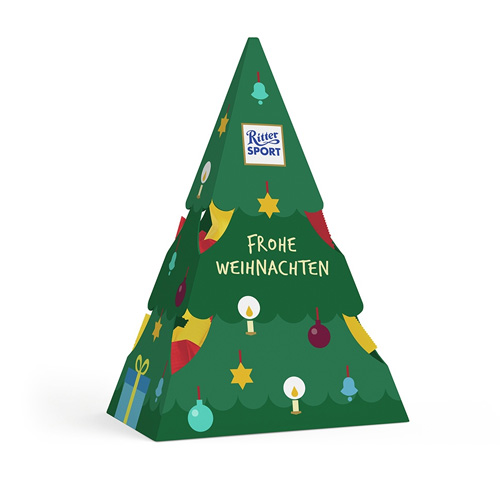 Rittersport - Kerstboom geschenkdoosje - 53g