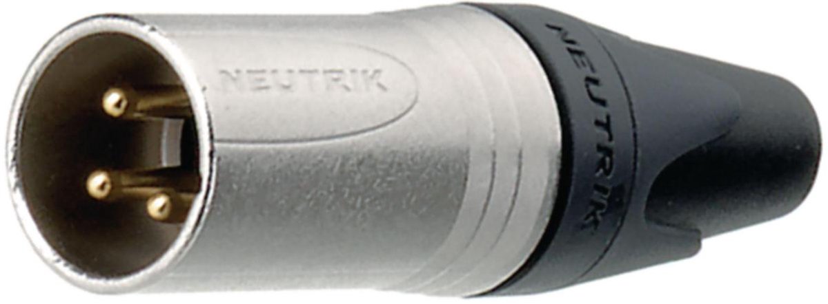 Neutrik NC3MXX-EMC XLR kabeldeel 3p. male met extra afscherming