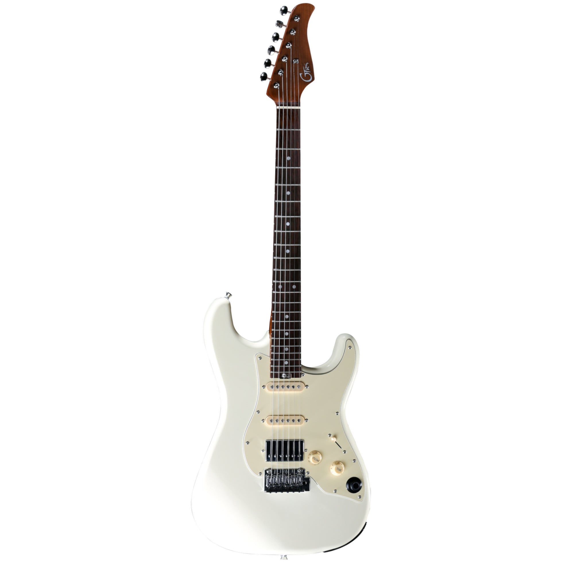 Mooer GTRS Guitars Standard 800 Vintage White Intelligent Guitar met gigbag