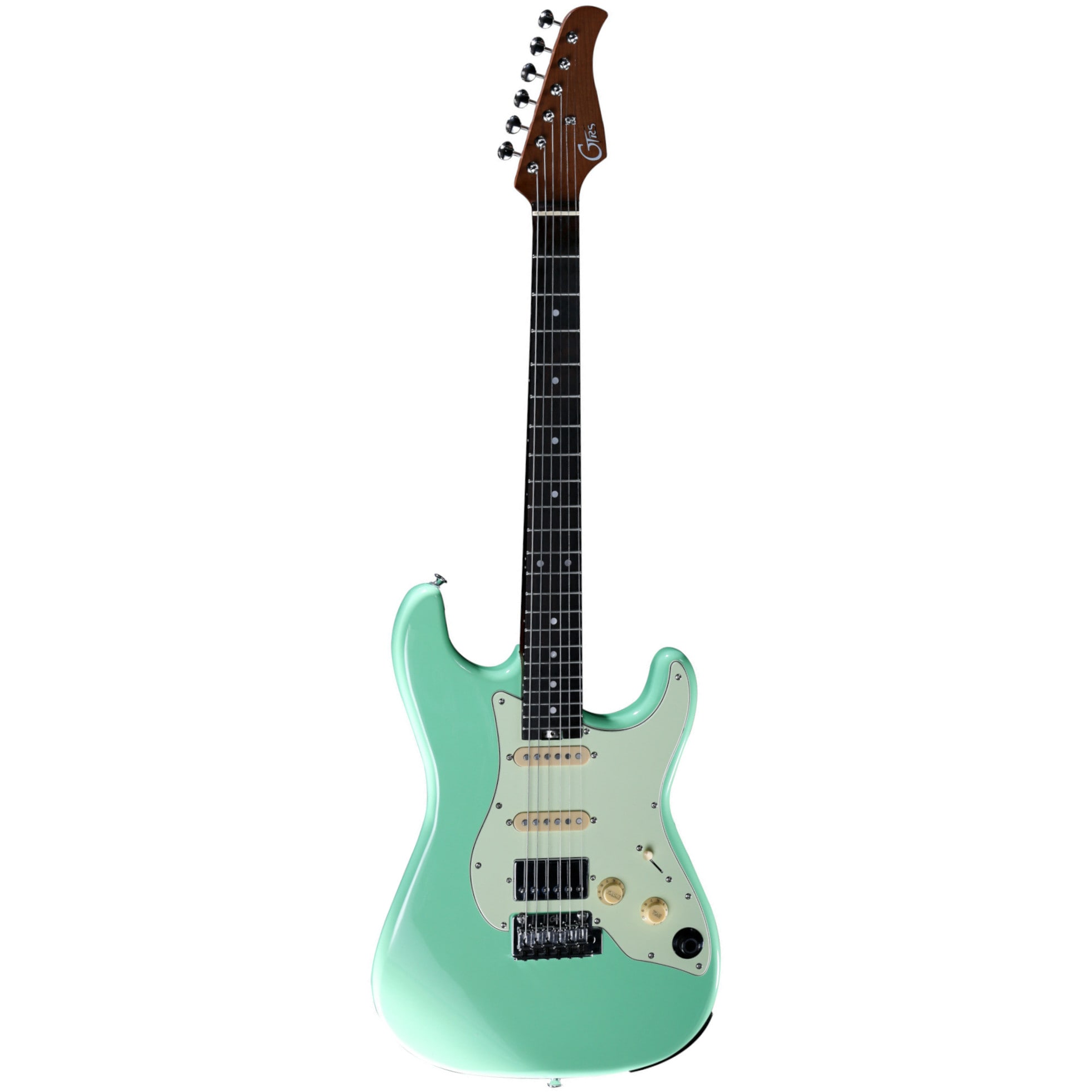 Mooer GTRS Guitars Standard 800 Surf Green Intelligent Guitar met gigbag