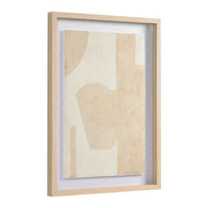 Kave Home Nannete Schilderij 70 x 50 cm - Beige