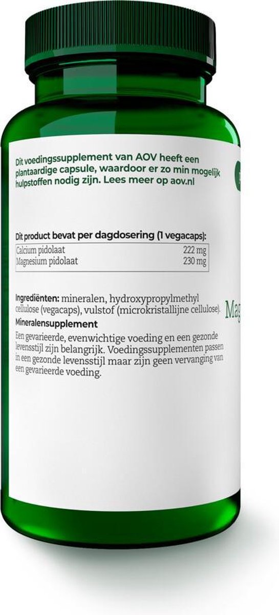 Aov 550 Calcium & Magnesium Pidolaat Vegacaps