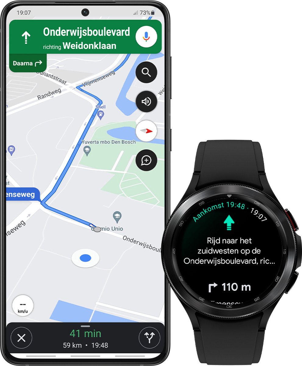 Samsung Galaxy Watch4 Classic 46 mm - Zwart