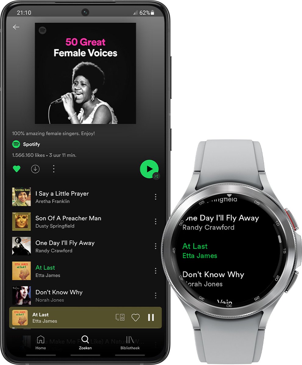 Samsung Galaxy Watch4 Classic 46 mm Zilver - Silver