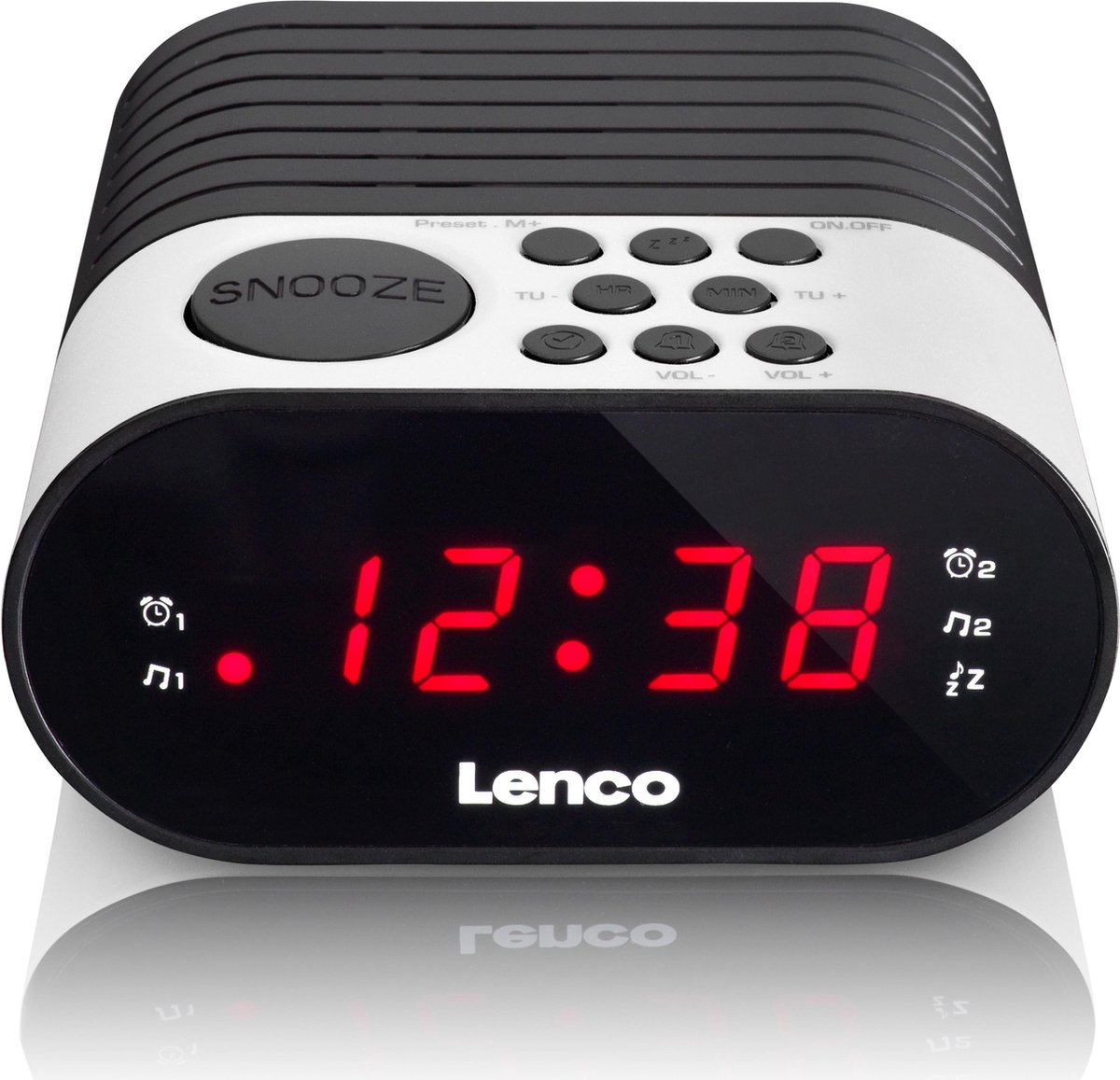 Lenco Fm-klokradio Cr-07 - Wit