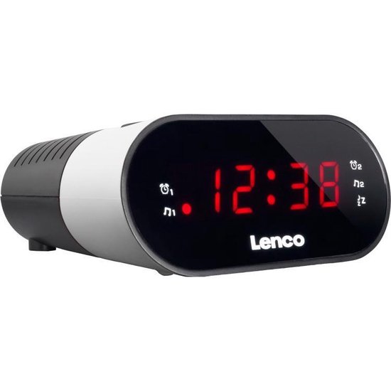 Lenco Fm-klokradio Cr-07 - Wit