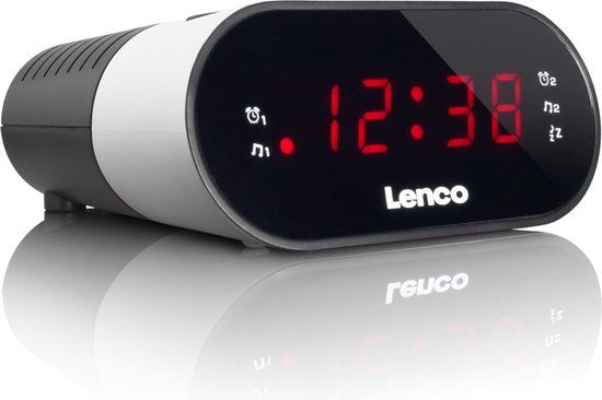 Lenco Fm-klokradio Cr-07 - Wit