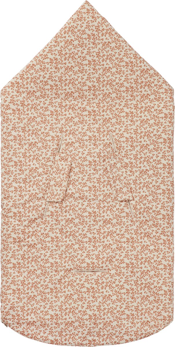 Noppies Voetenzak Botanical Poplin Puritan Gray - Blauw