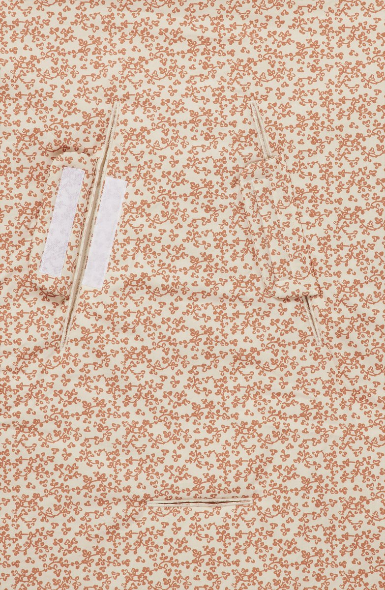 Noppies Voetenzak Botanical Poplin Puritan Gray - Blauw