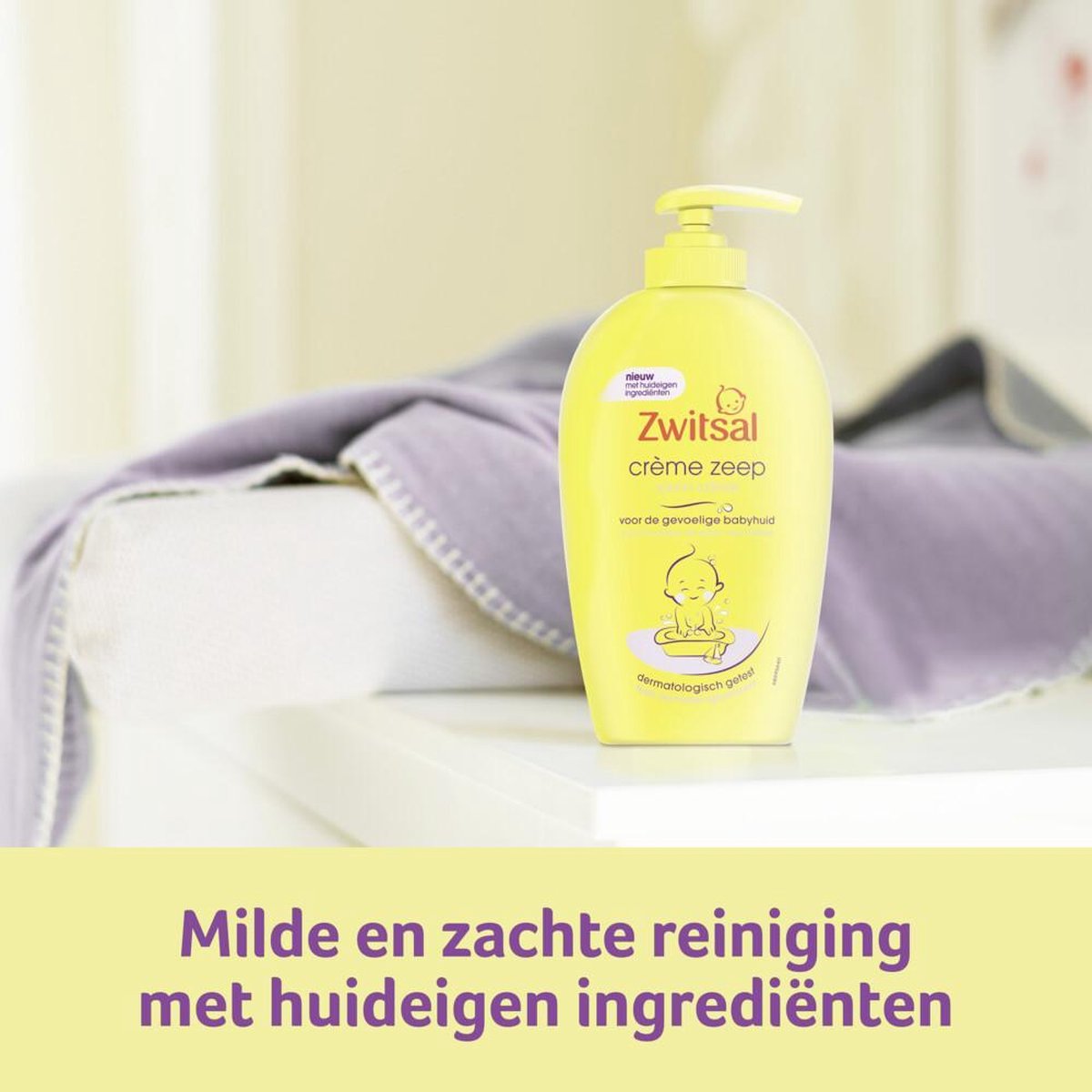 Zwitsal Creme Zeep Pomp 250ml