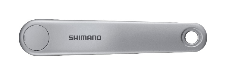 Shimano crank Steps FC E5000 170 mm staal grijs