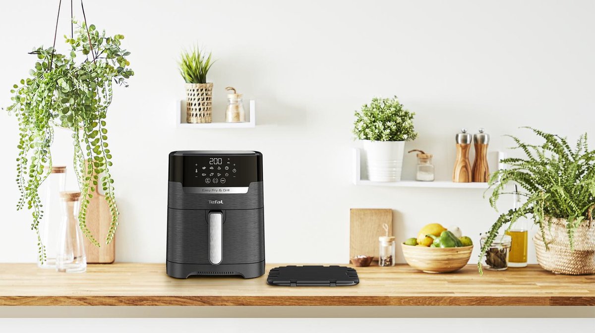 Tefal Easy Fry & Grill Precision EY5058 - Zwart