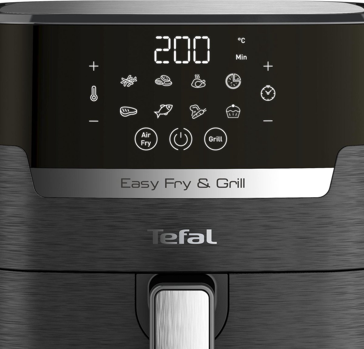 Tefal Easy Fry & Grill Precision EY5058 - Zwart
