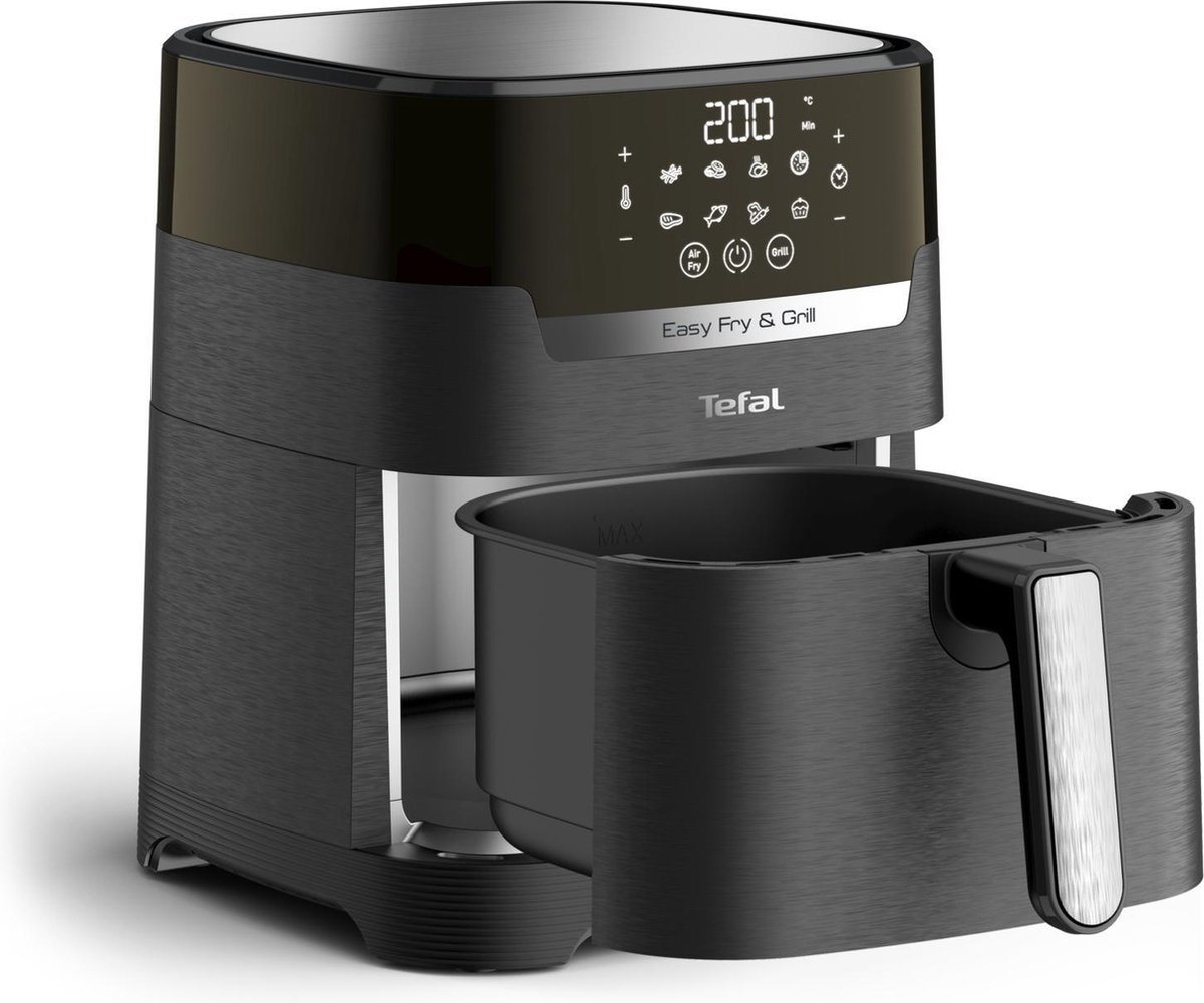 Tefal Easy Fry & Grill Precision EY5058 - Zwart