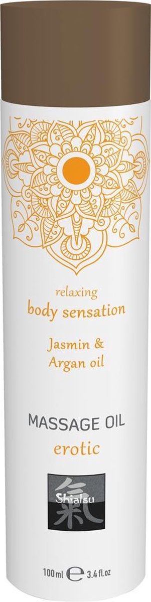 Shiatsu Erotic Massage Olie - Jasmijn en Arganolie