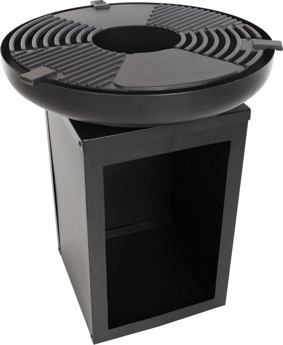 BBGrill Tuinbakplaat Matanzas staal mat - Zwart