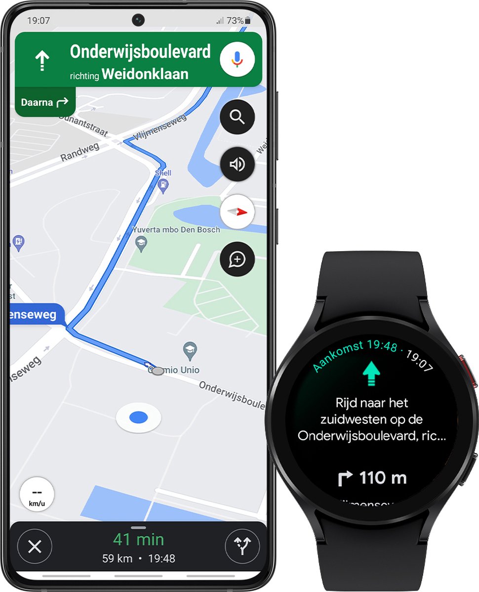Samsung Galaxy Watch4 44 mm - Zwart