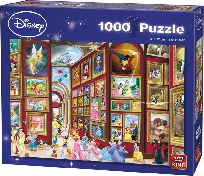 King legpuzzel Disney Art Gallery 68 x 49 cm 1000 stukjes