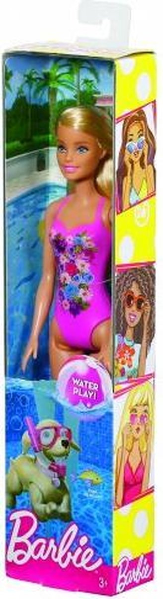 Barbie tienerpop meisjes 32,5 cm blank/roze