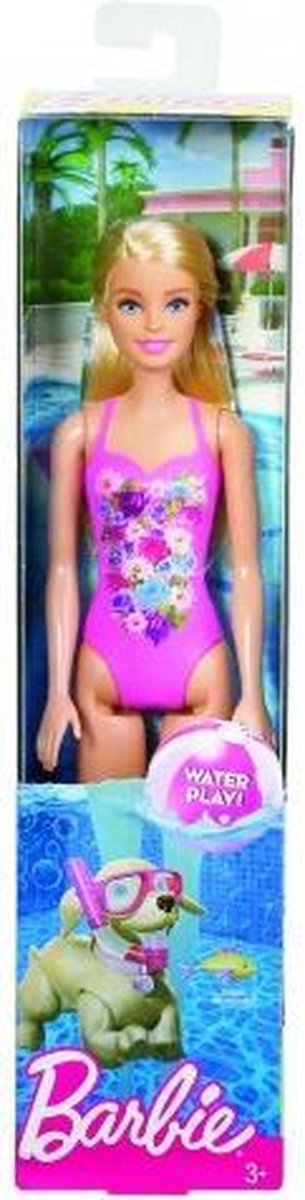 Barbie tienerpop meisjes 32,5 cm blank/roze