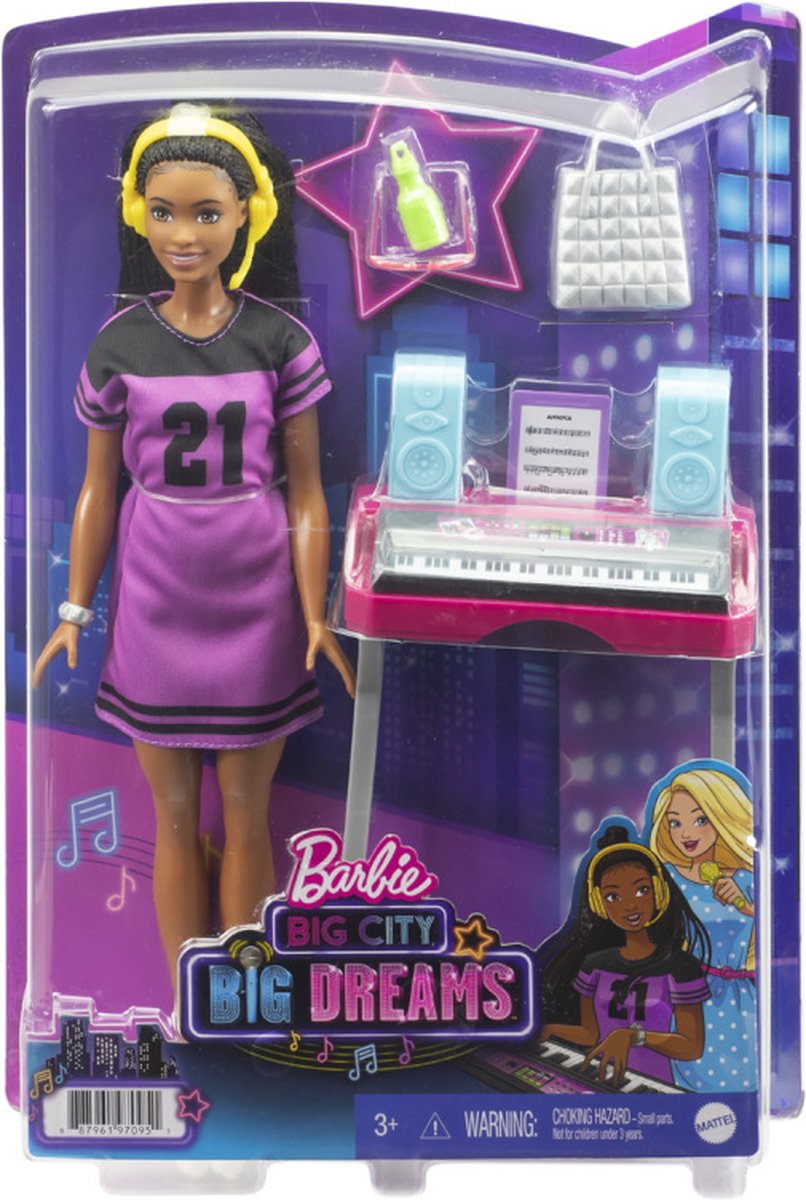Barbie Big City Dreams speelset Brooklyn Recording Studio