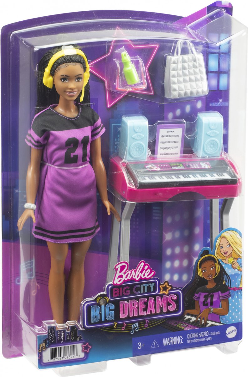 Barbie Big City Dreams speelset Brooklyn Recording Studio