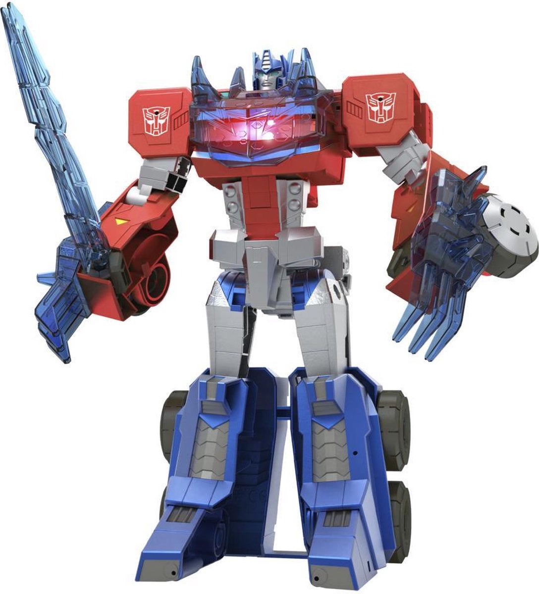 Transformers actiefiguur Optimus Prime junior 25cm blauw/rood