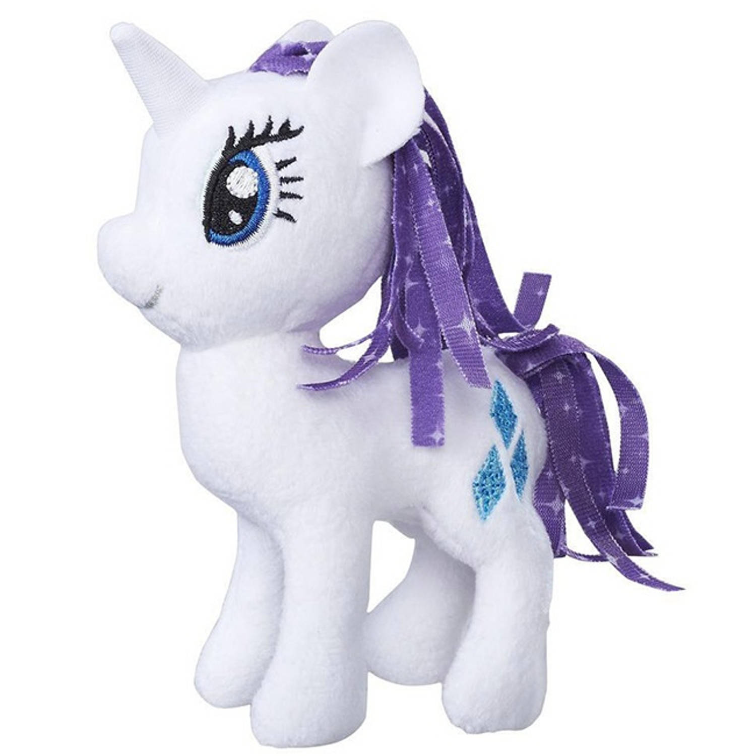 Hasbro Knuffel My Little Pony Rarity 13 Cm/paars - Wit