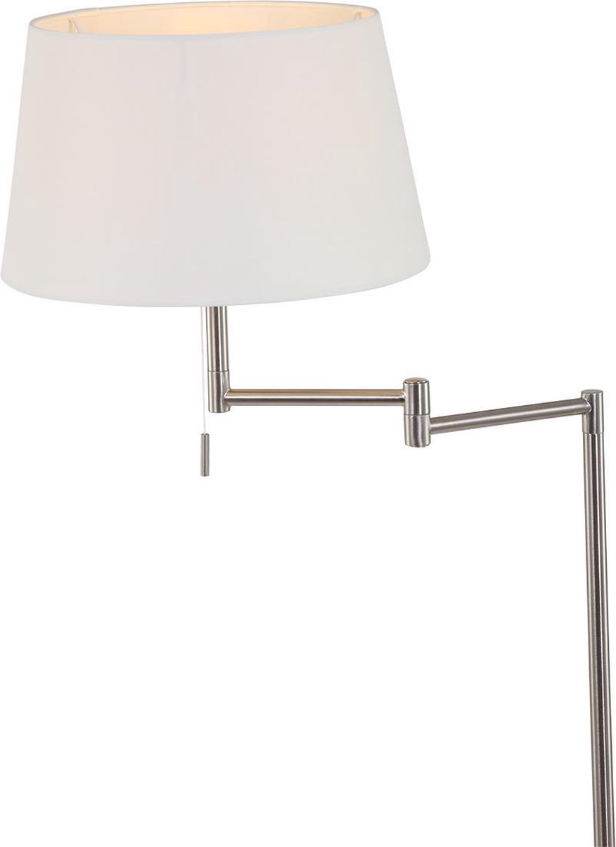 Steinhauer Vloerlamp Esperance Mat-chroom - Silver