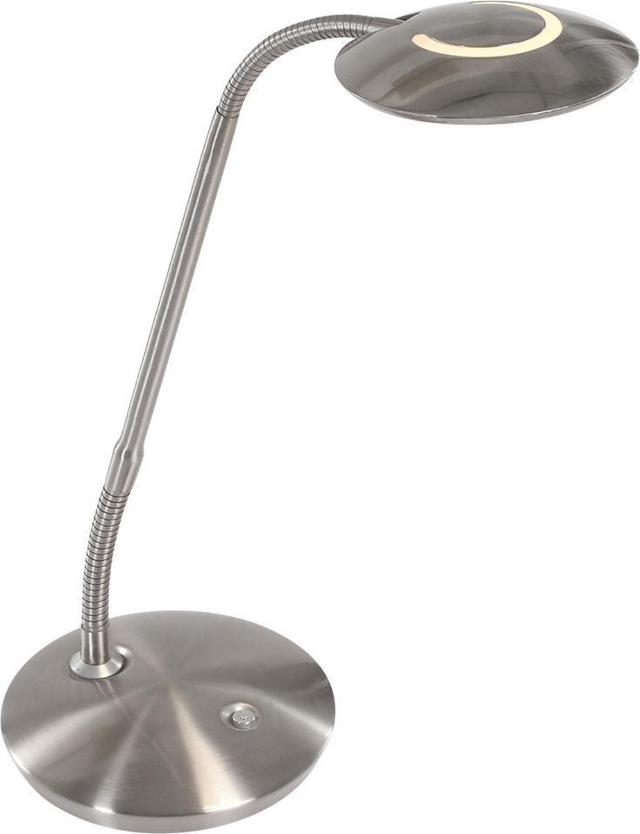 Lightning - Moderne Tafellamp 1-l Led 6w - Zilver - Silver