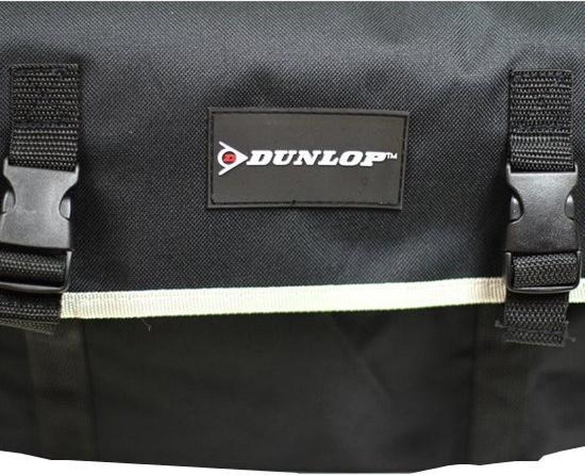 Dunlop Dubbele Fietstas - 40 X 36 X 12 Cm - Waterdicht - Zwart