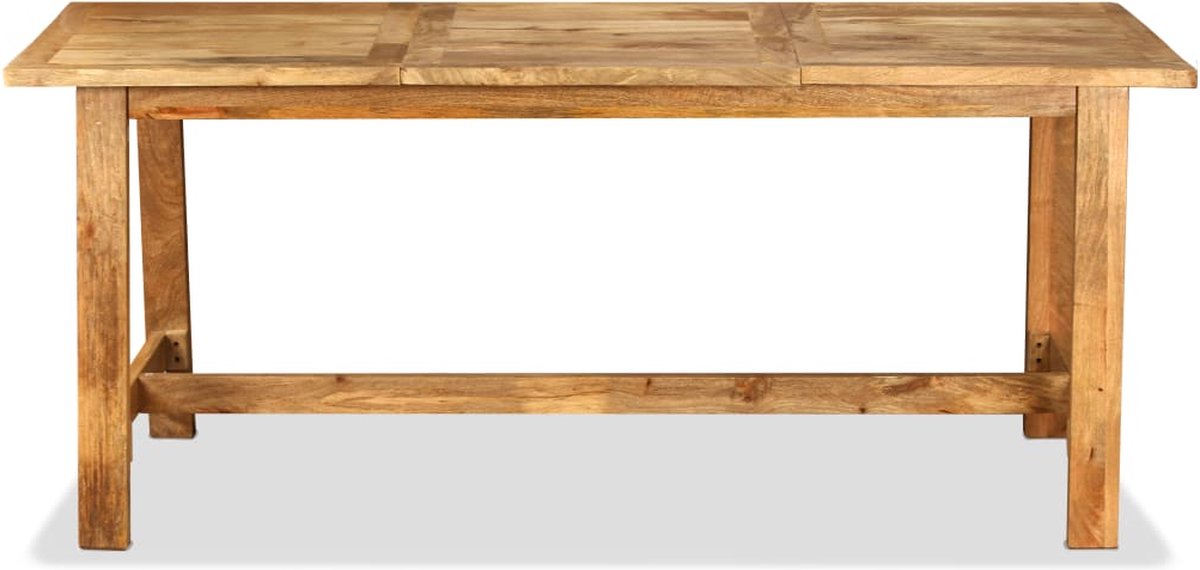 Vidaxl Eettafel 180 Cm Massief Mangohout - Bruin