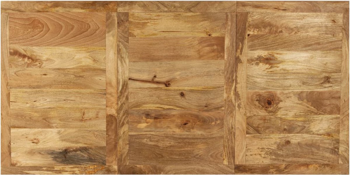 Vidaxl Eettafel 180 Cm Massief Mangohout - Bruin