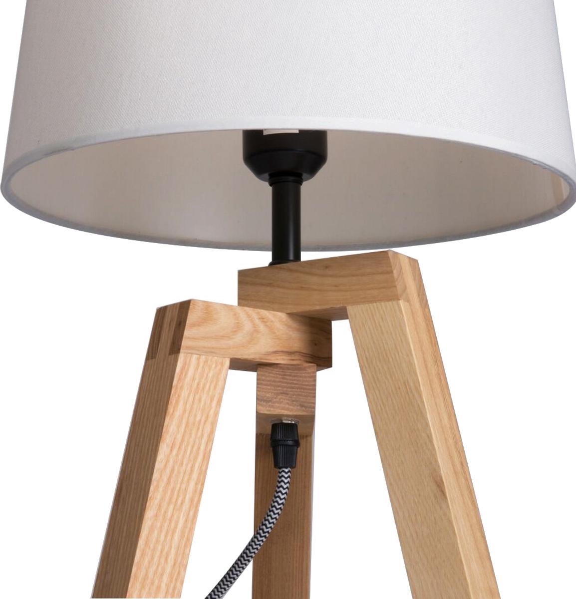 Lightning - Moderne Tafellamp 1-l. 3-poot - - Bruin