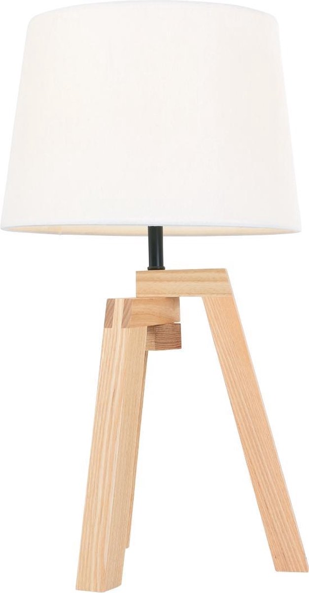 Lightning - Moderne Tafellamp 1-l. 3-poot - - Bruin