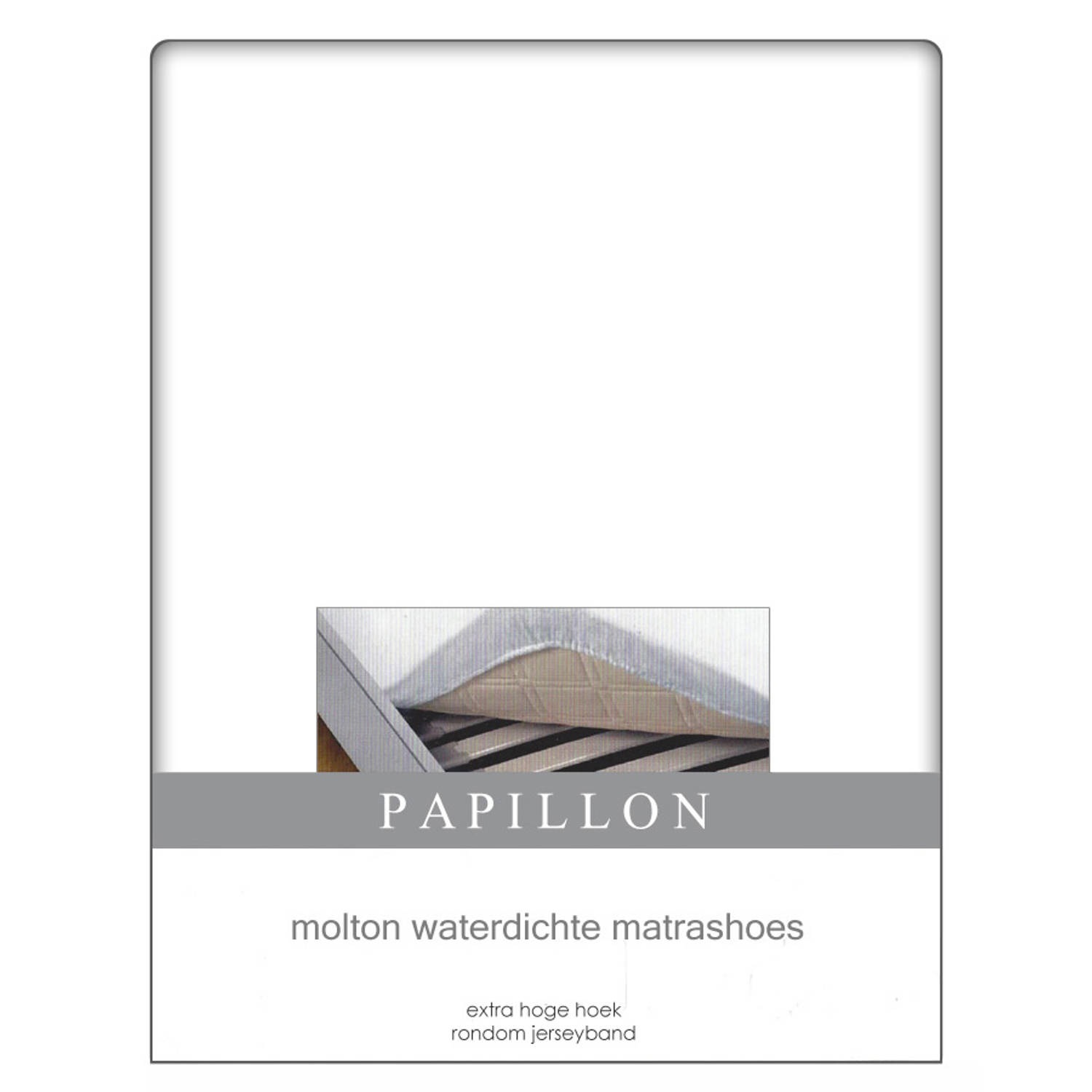 Papillon Hoeslaken Molton Waterdicht -180 X 200 Cm