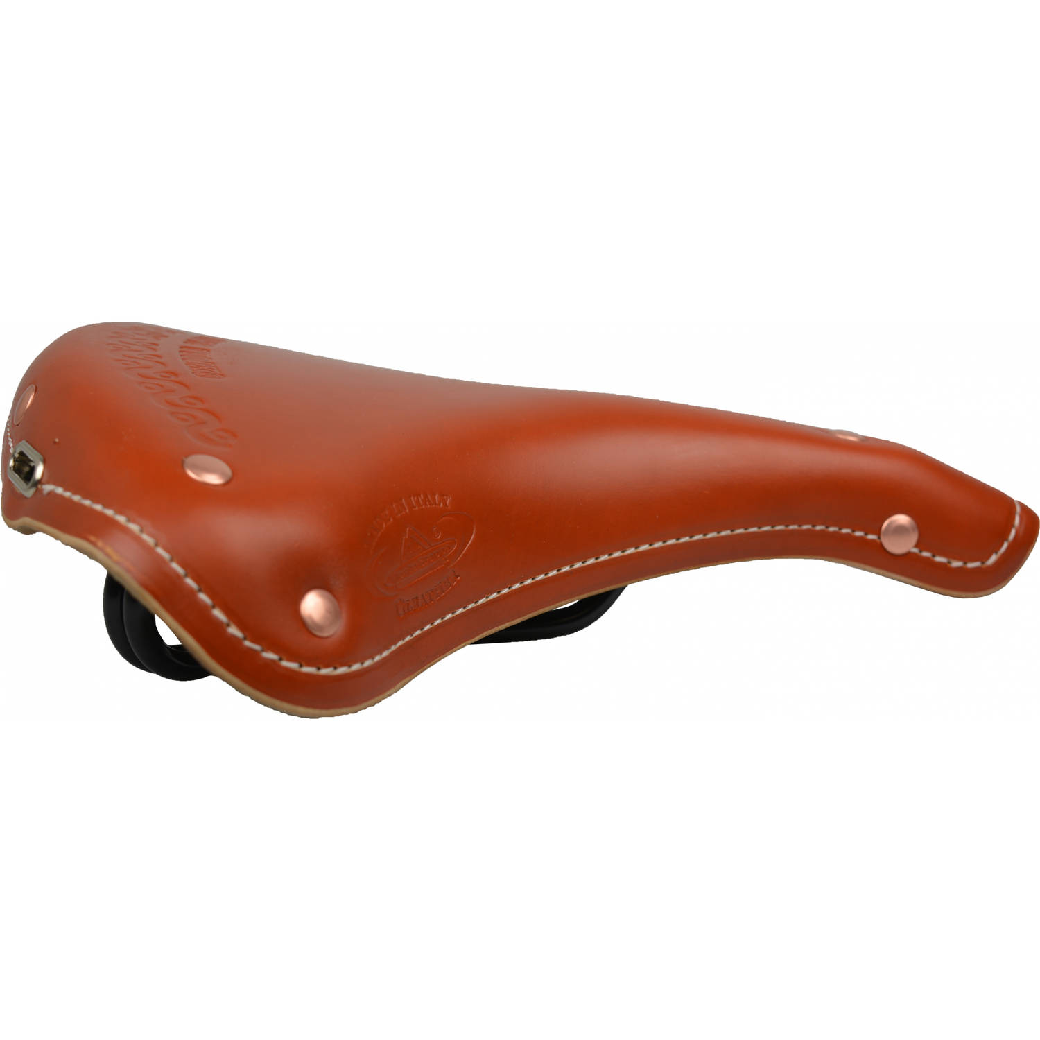 Selle Monte Grappa Zadel Oxford Club Sport Leer 28 Cm Cognac