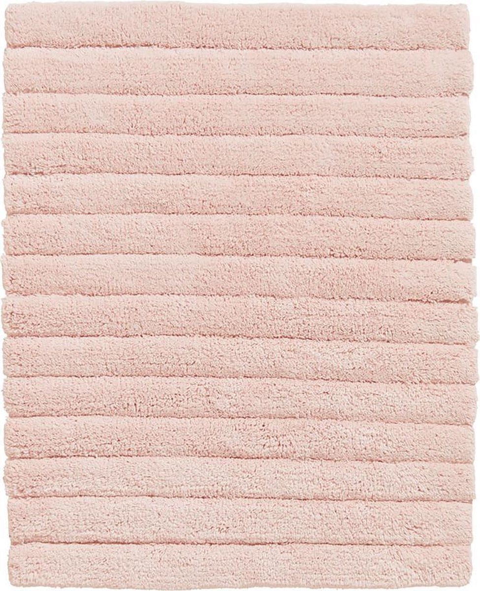 Seahorse Board Badmat - 100% Katoen - Badmat (50x60 Cm) - Pearl Pink - Paars