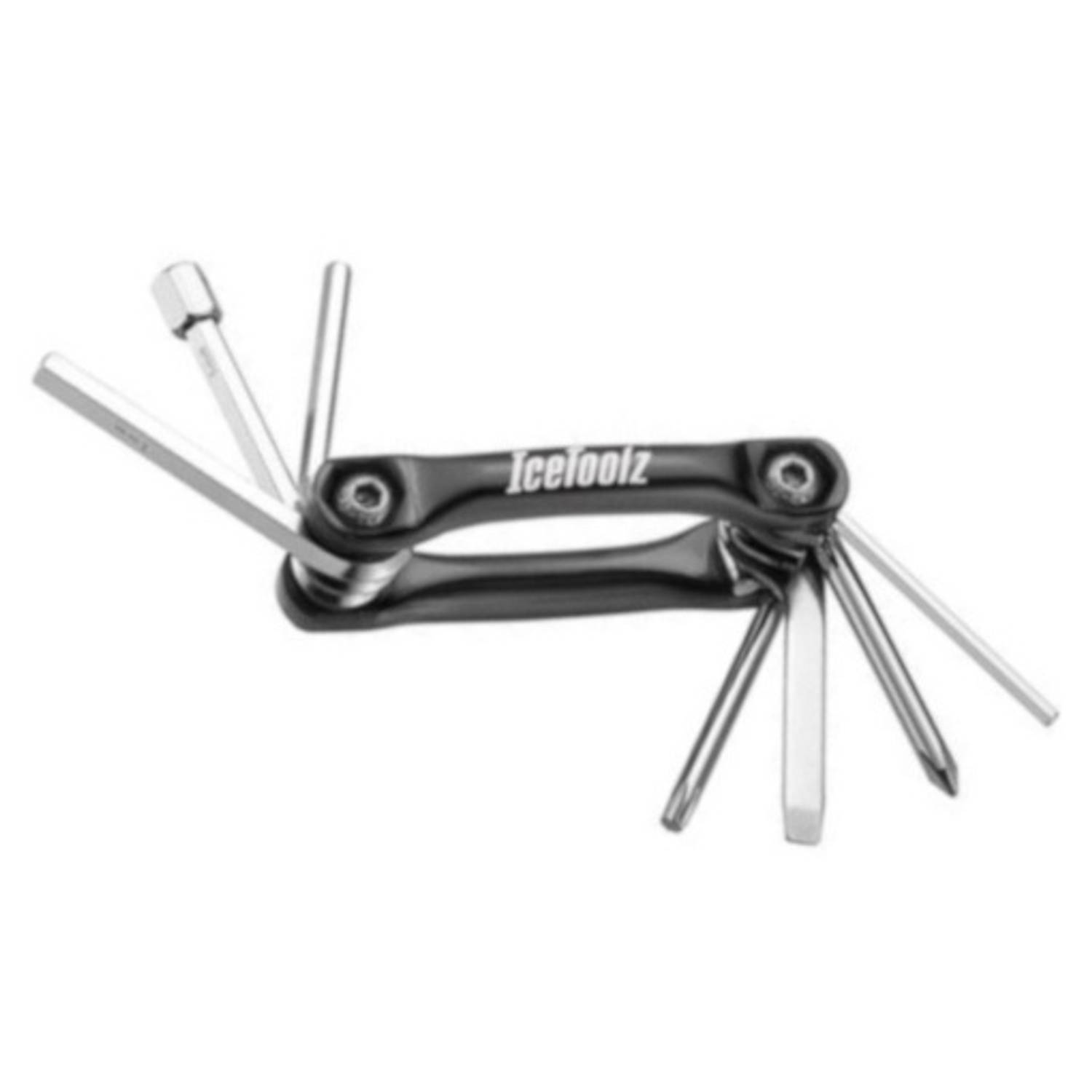 Icetoolz Multitool Urban-8 Rvs 8,5 Cm/zilver - Zwart