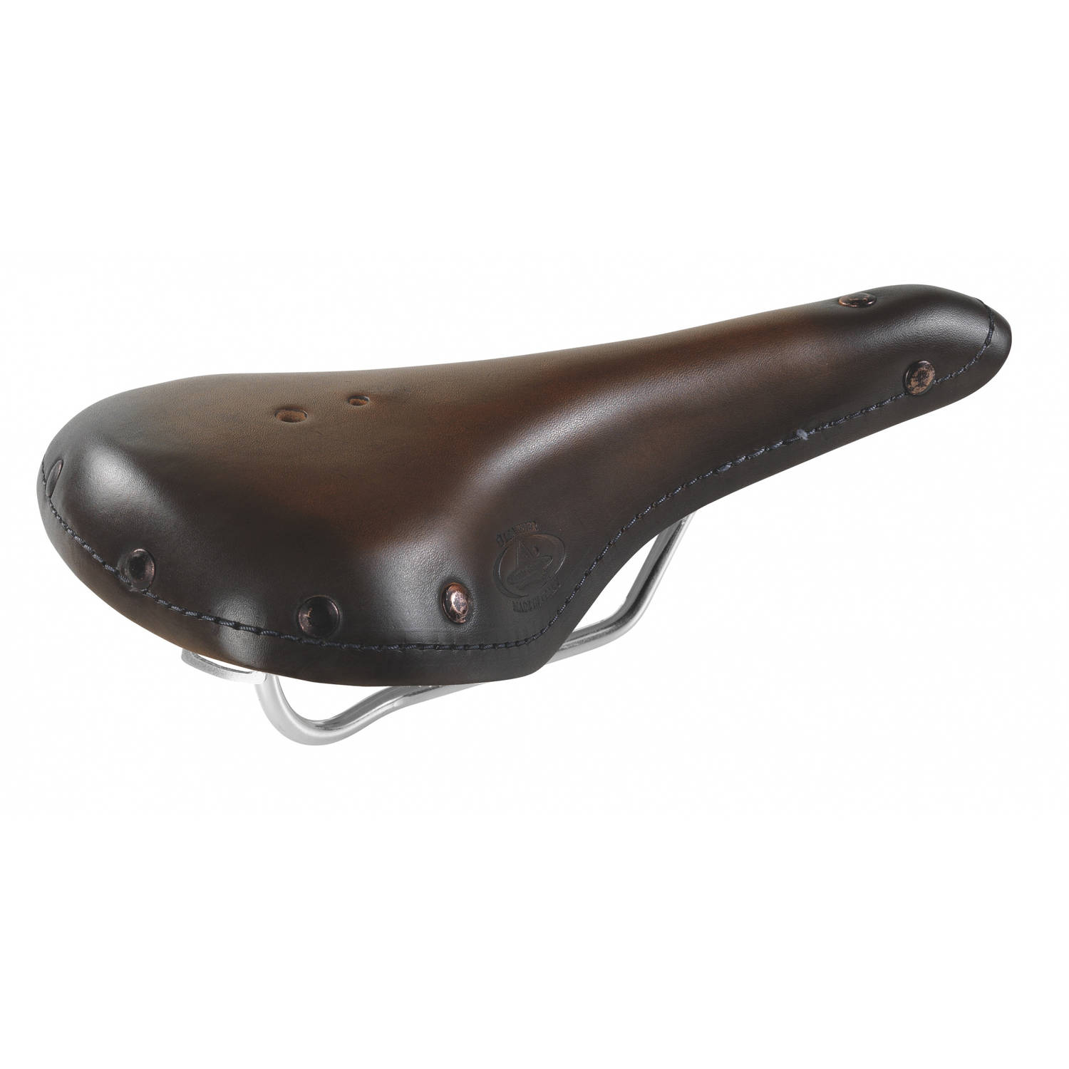 Selle Monte Grappa Zadel Old Frontiers Sports Leer 30 Cm Donkerbruin