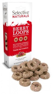 Supreme Selective Naturals Berry Loops - Knaagdiersnack - 80 g