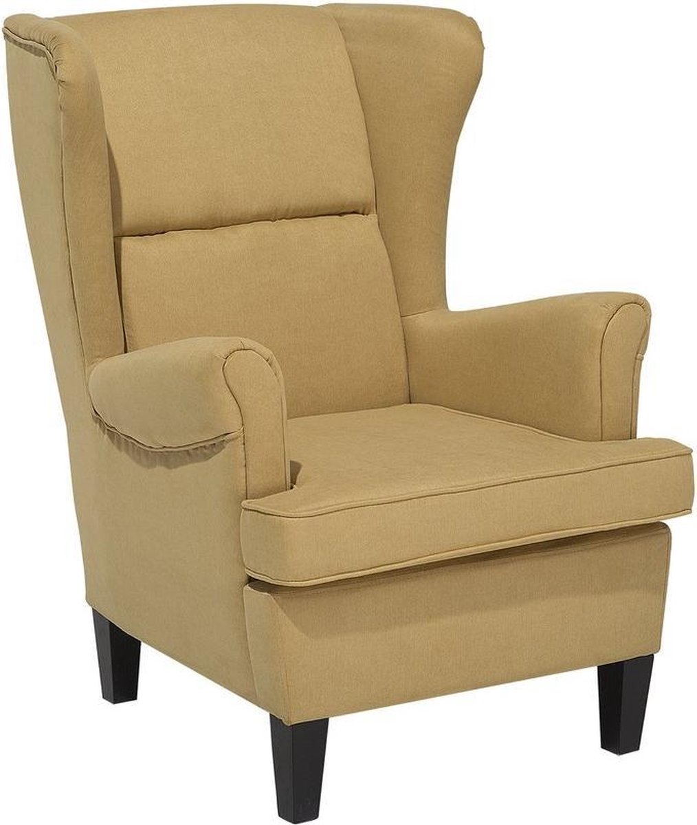 Beliani Abson - Fauteuil--polyester - Geel