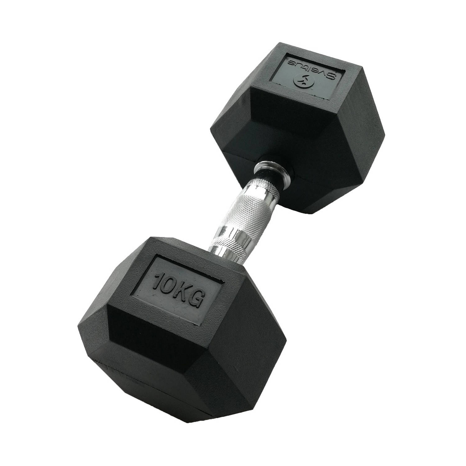 Sveltus Dumbbell Hexagonal 10 Kg - Zwart