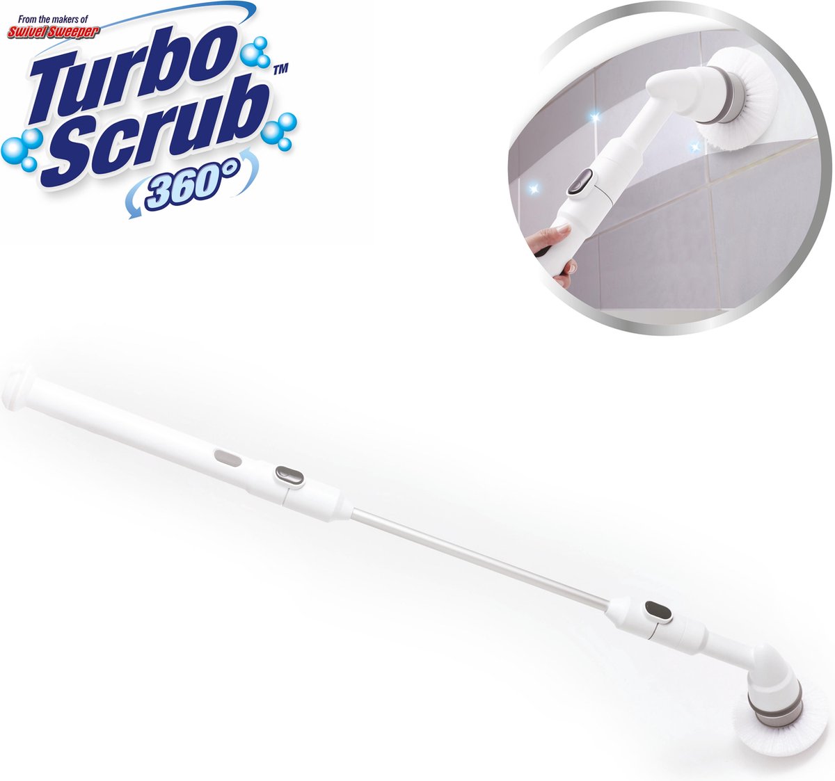 Turbo Scrub Reinigingsborstel Elektrisch