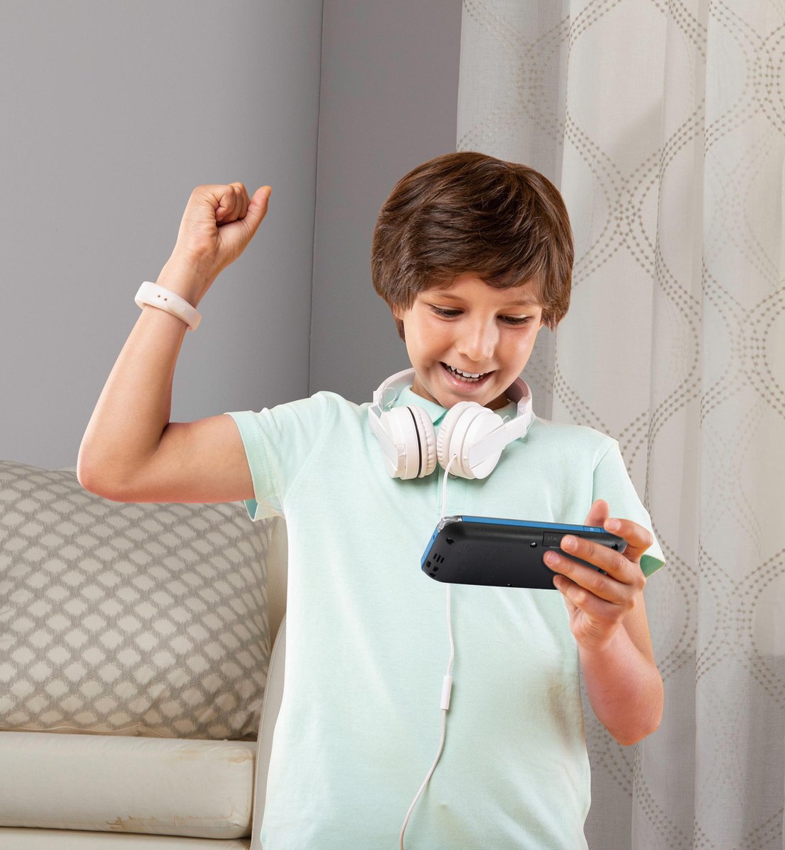 Vtech kindertelefoon KidiCom Advance 3.0 junior 17 cm - Blauw