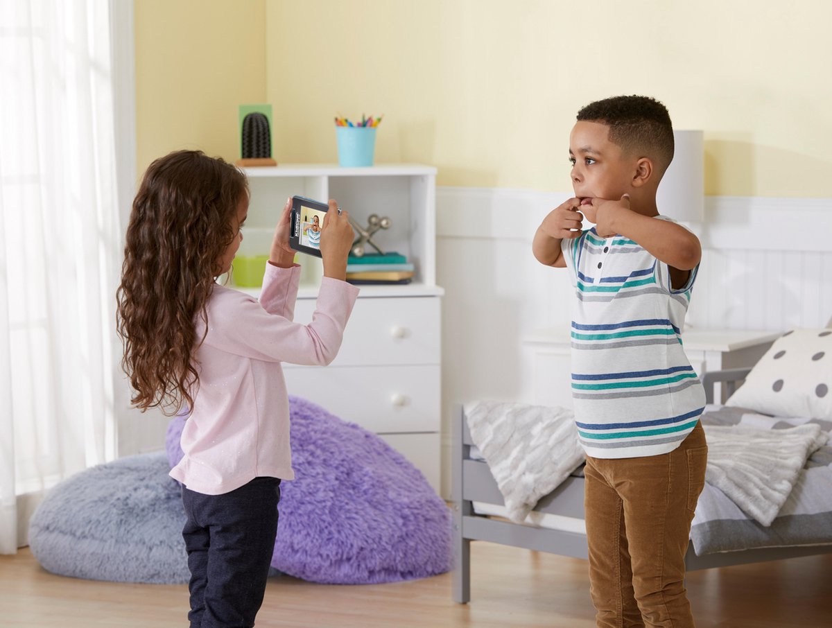 Vtech kindertelefoon KidiCom Advance 3.0 junior 17 cm - Blauw