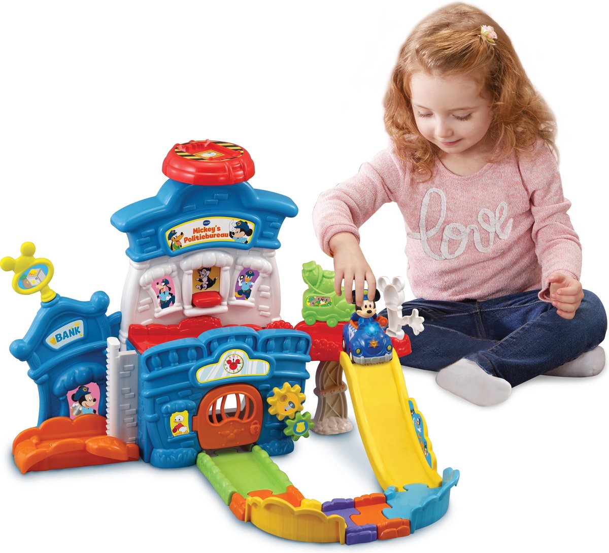 Vtech speelset Toet Toet Auto&apos;s Mickey&apos;s Politiebureau junior